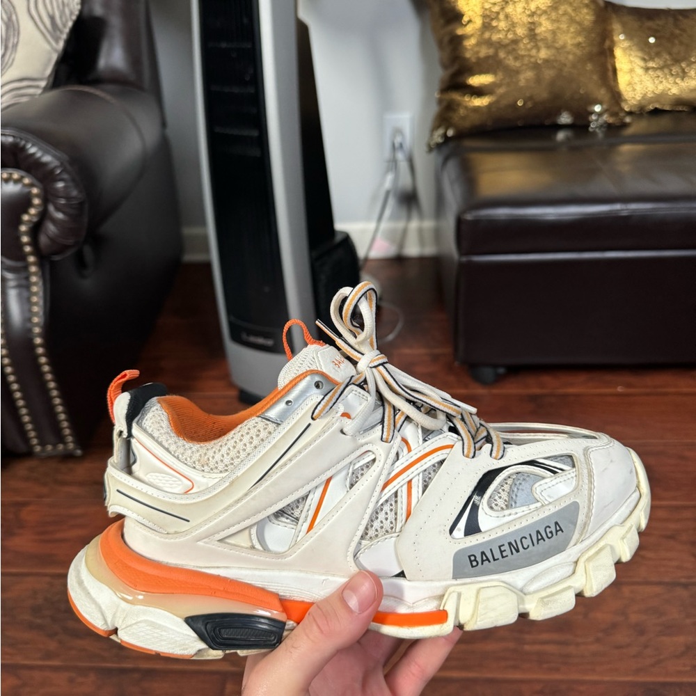 Balenciaga track runner “orange-white” Size 40EU (8.5 wmns, 7 men’s)
